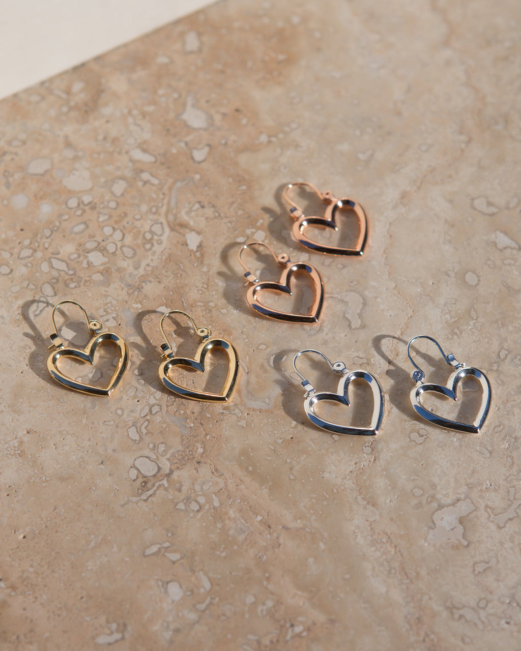 Mini Heartbreaker Hoops - Gold — alternate view 2