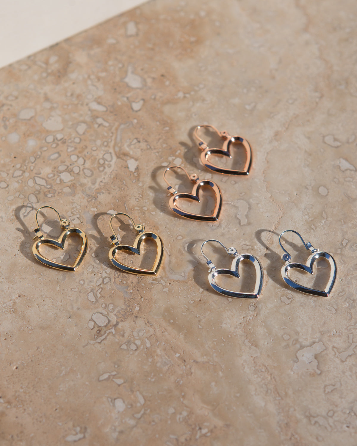 Mini Heartbreaker Hoops - Gold — alternate view 2