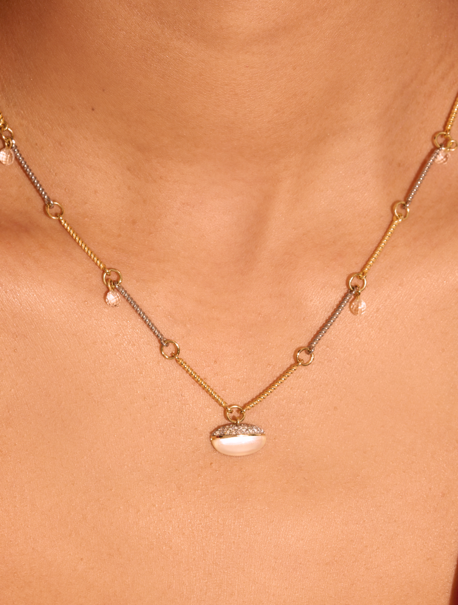 Mirage Necklace - Mother-of-pearl - alternate view
