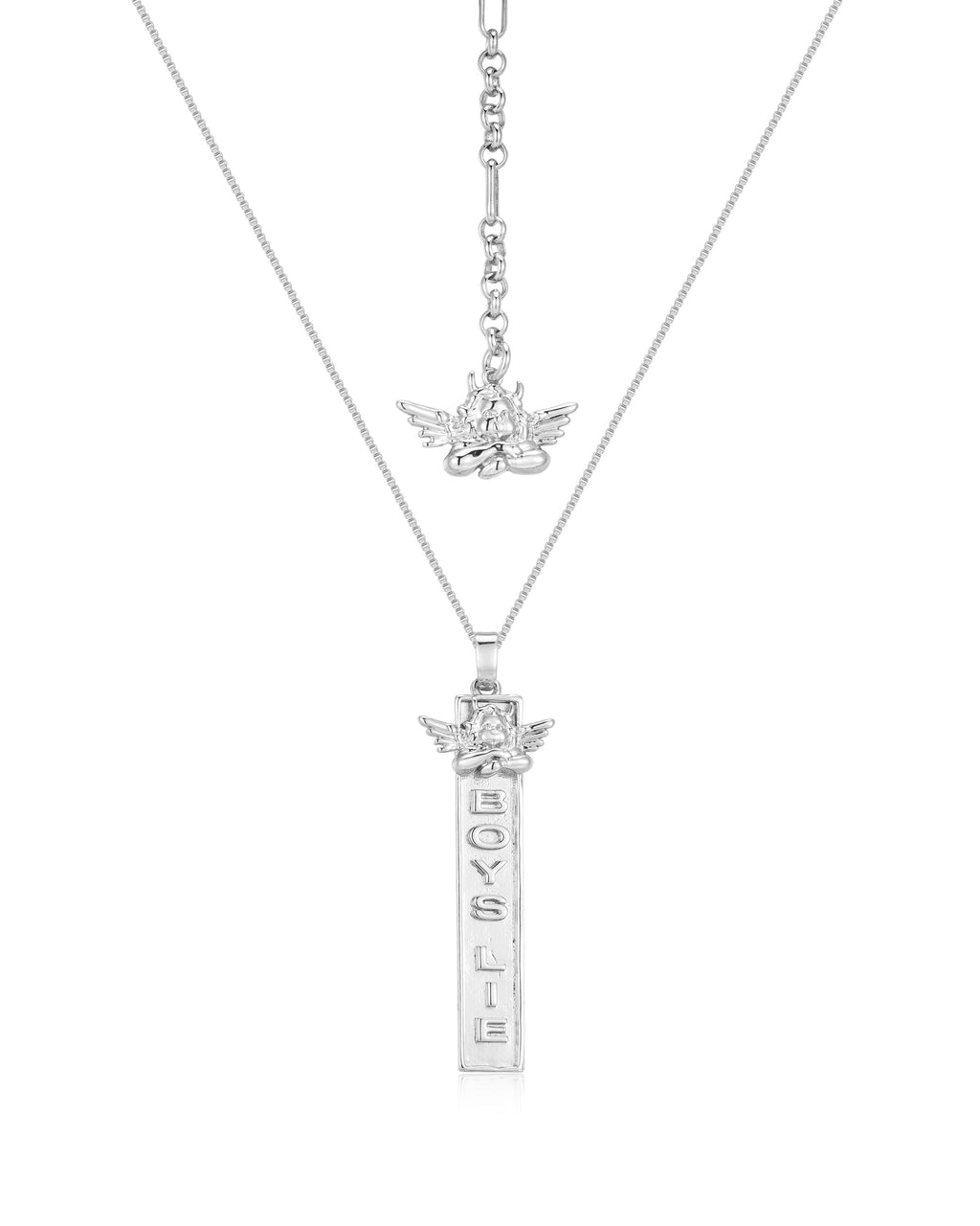 Suzi Angel Necklace — another angle