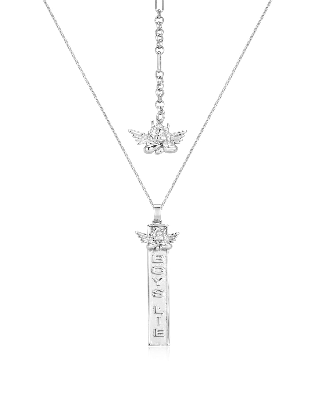 Suzi Angel Necklace — another angle
