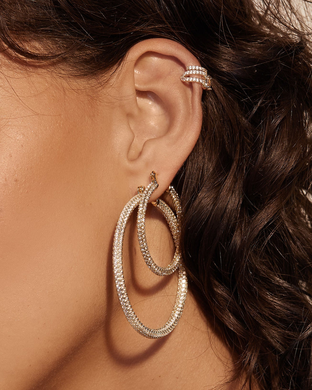 Ballier Ear Cuff - Gold - Earrings — alternate view