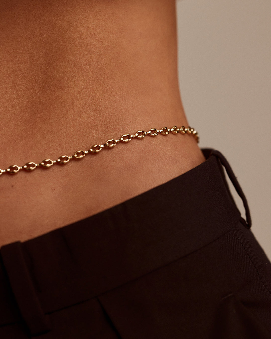 Violante Belly Chain - Gold — alternate view
