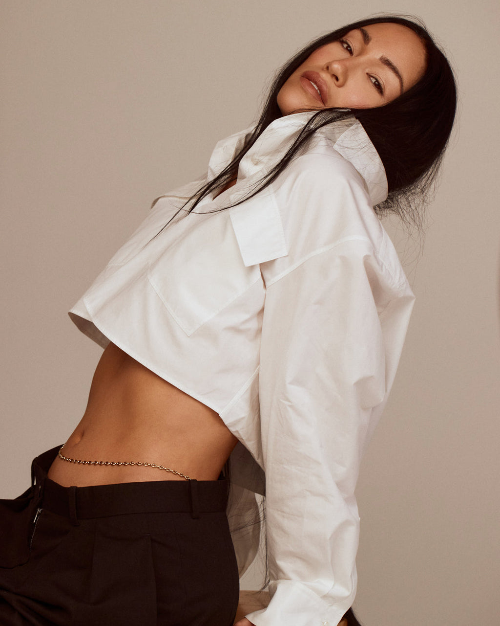 Violante Belly Chain - Silver — alternate view