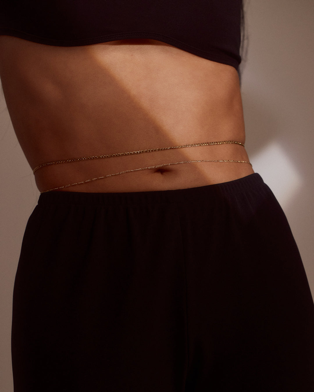 Suganami Belly Chain Set - Gold — alternate angle