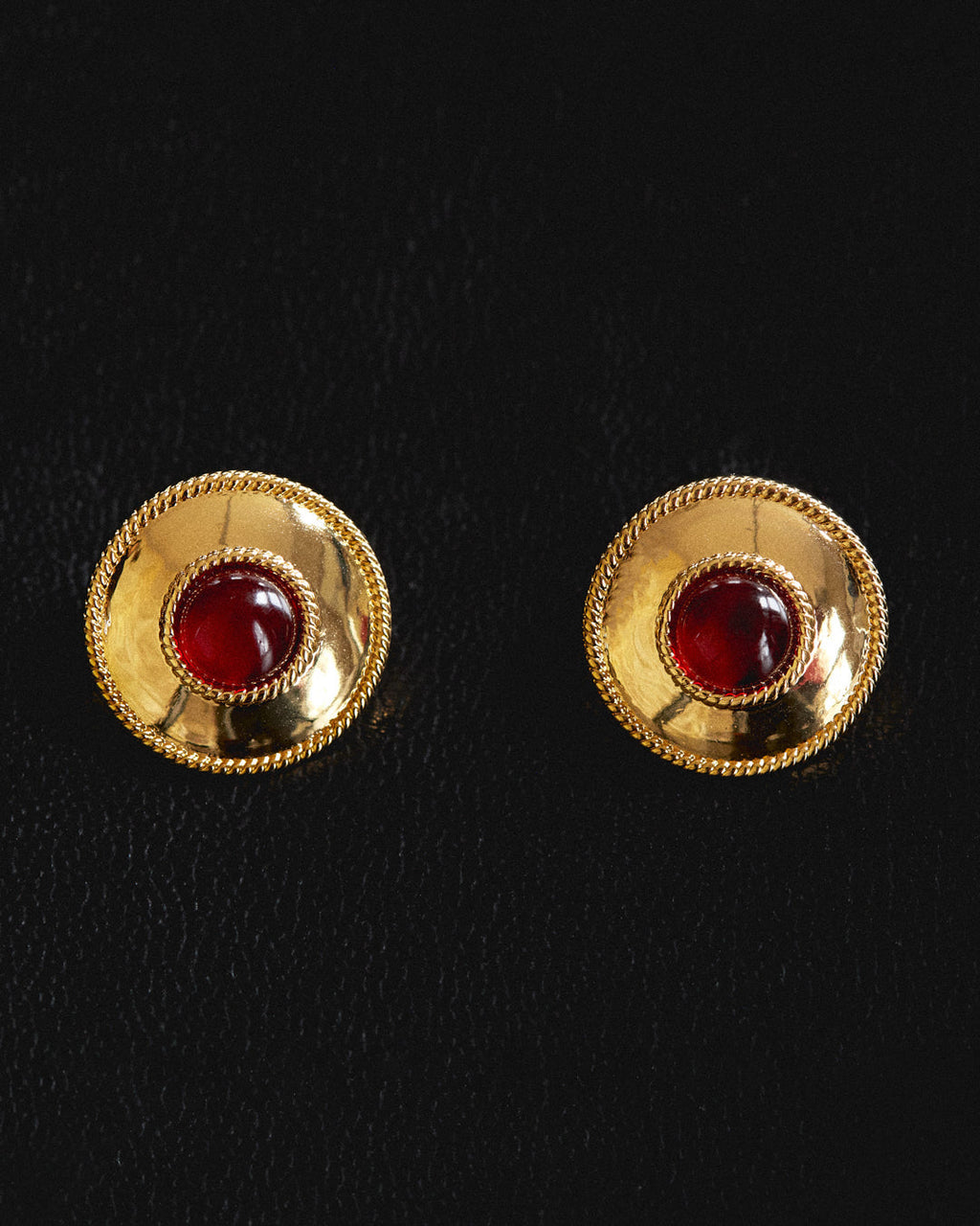 Shiraz Studs - Earrings — another angle