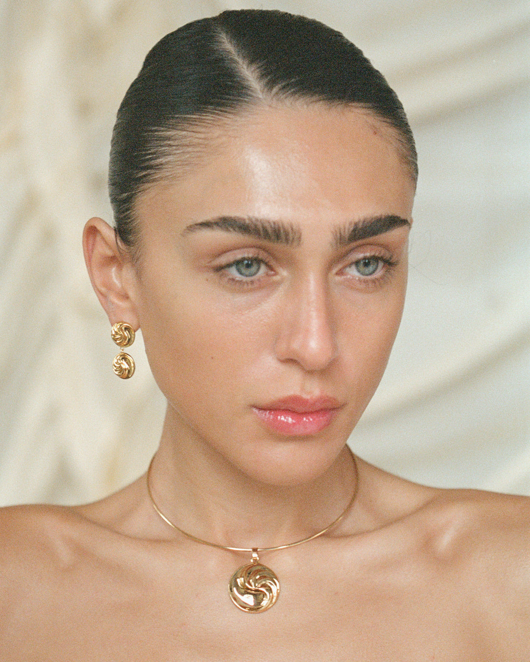 Leila Drop Earrings — another angle 2