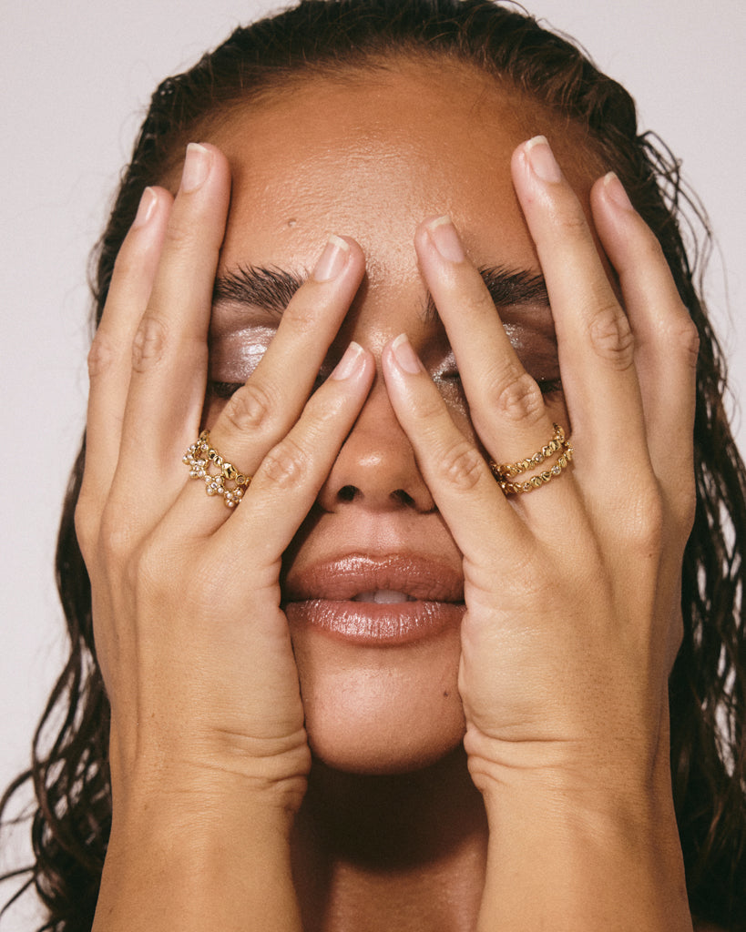 Daisy Stud Ring — another angle