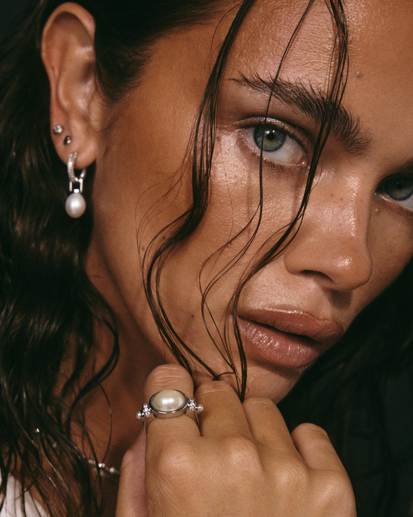 Pearl Statement Ring — alternate angle