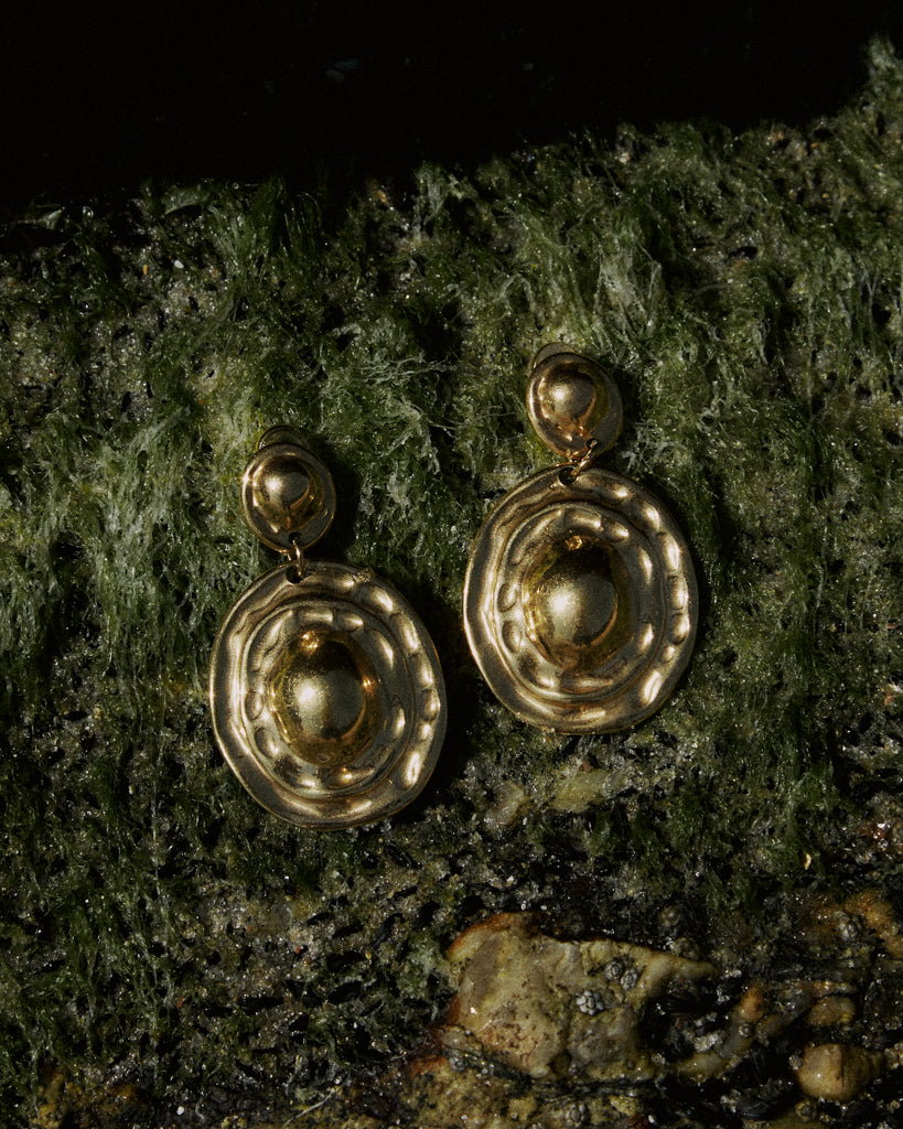 Luba Earrings — another angle