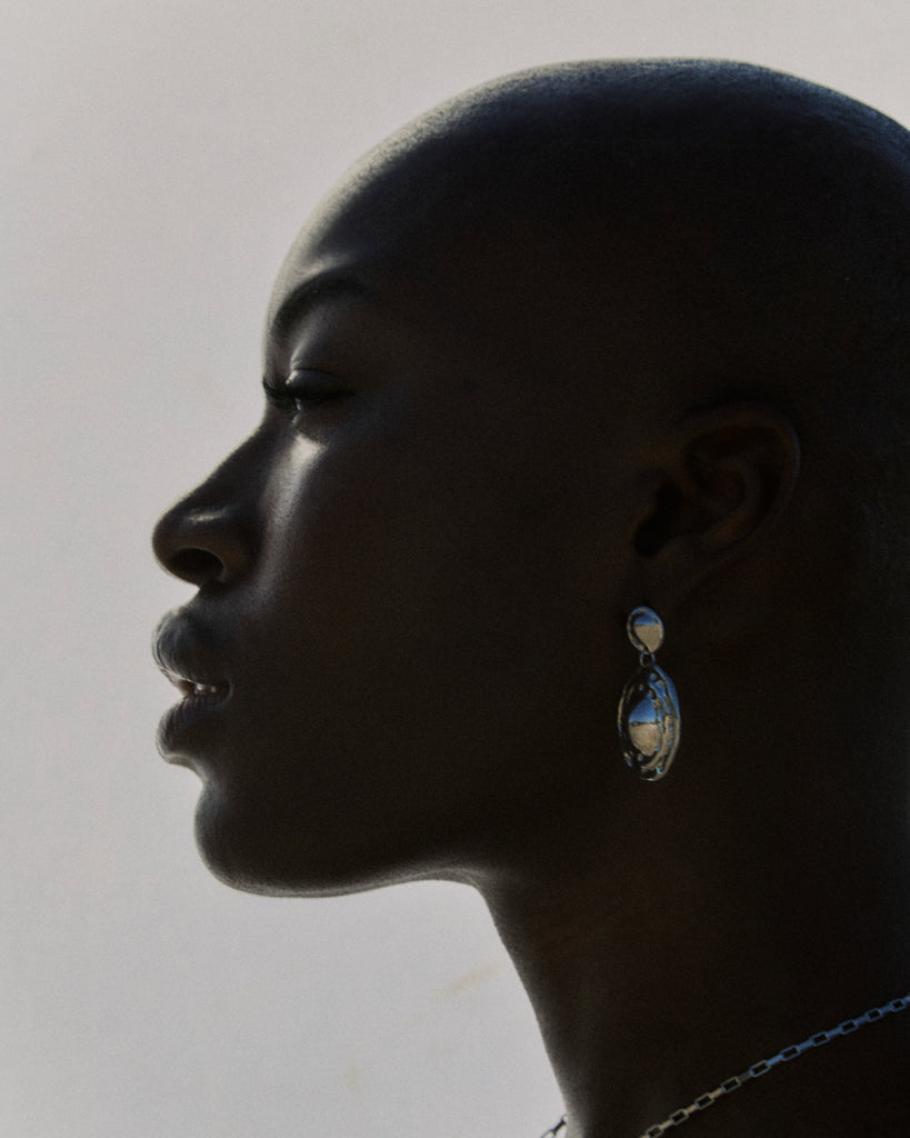Luba Earrings — detail view