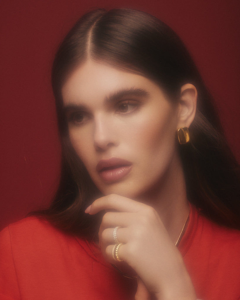 Melrose Earrings — detail view