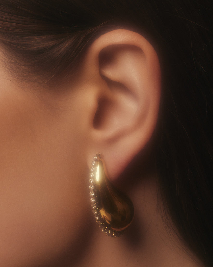 Rosewood Earrings — another angle