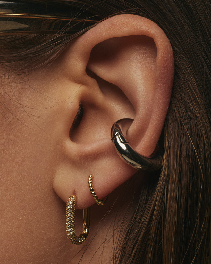 Amalfi Ear Cuff - Gold - Earrings — alternate view 2 2