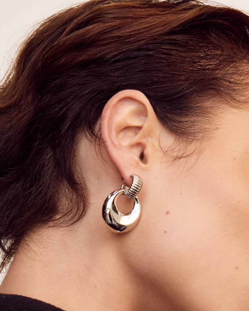 Remy Doorknocker Hoops — alternate view 2