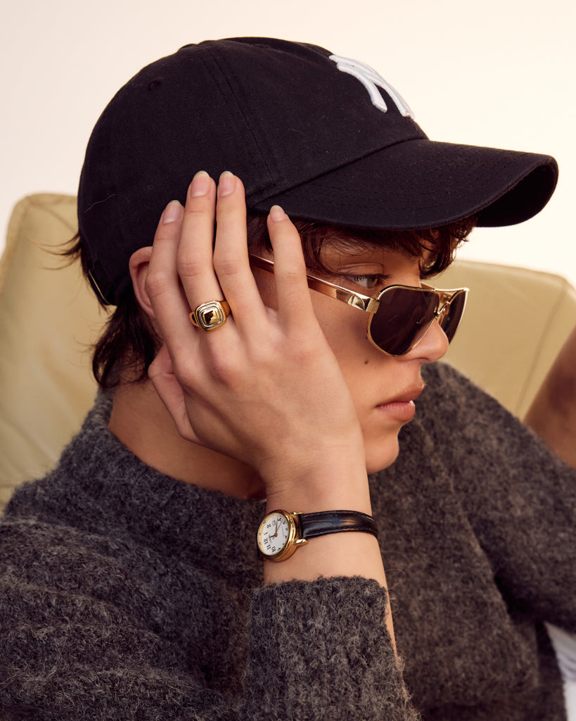 Dalia Two-Tone Ring — alternate angle