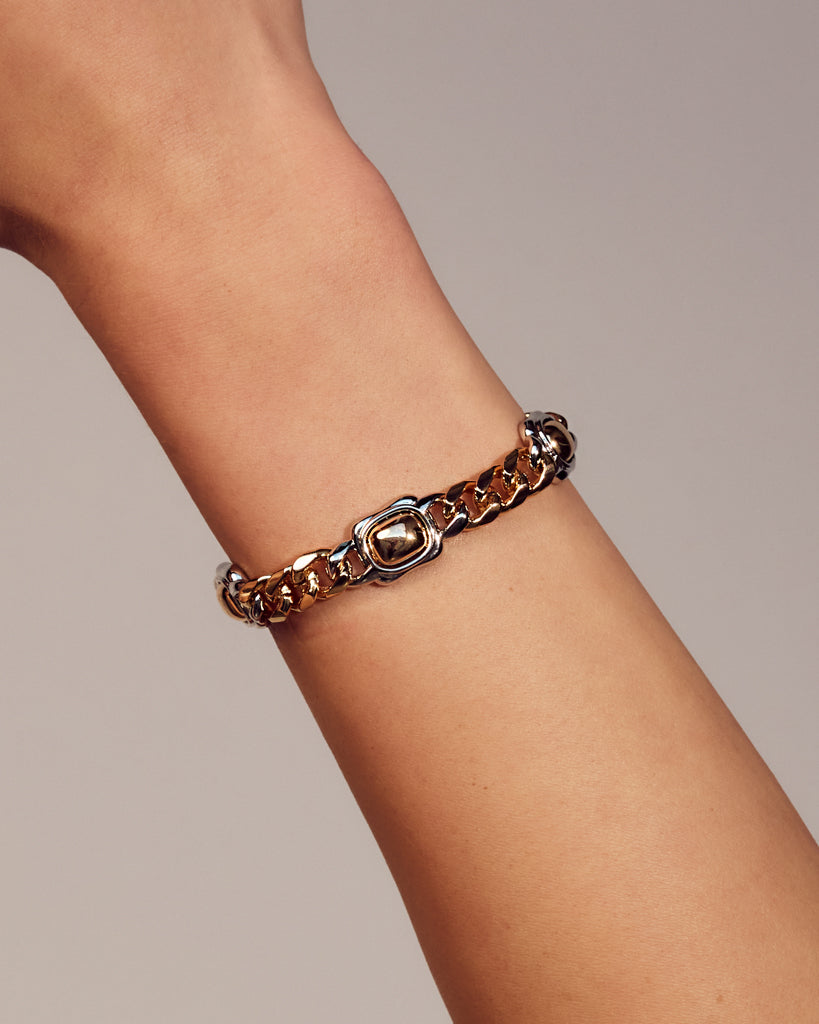Kate Bezel Stud Bracelet — alternate angle