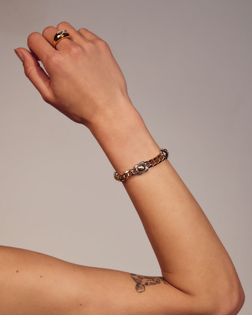 Kate Bezel Stud Bracelet — alternate view 2