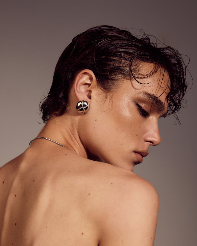 Mariner Cross Studs - Earrings — alternate view 2