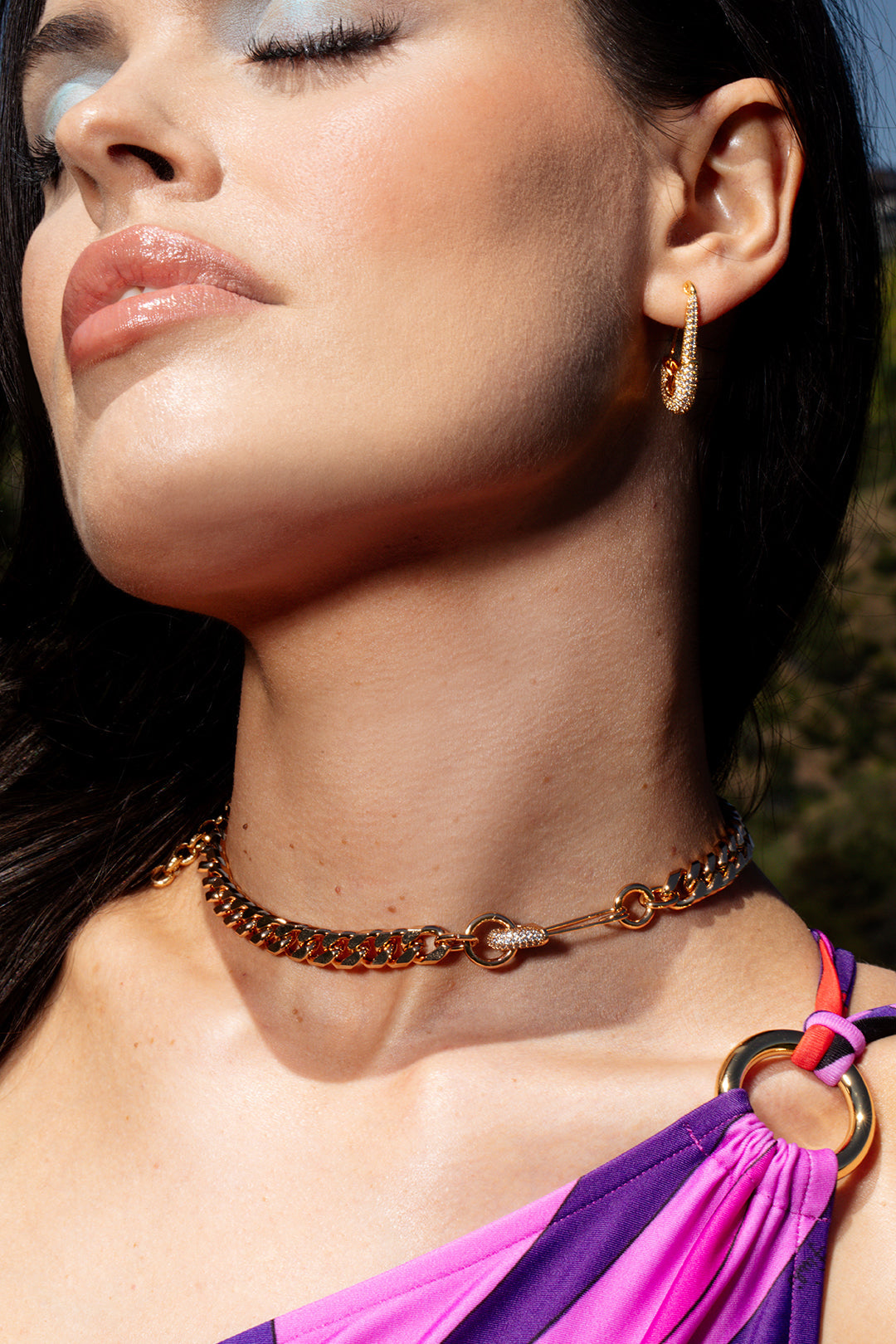 Just Like My Mama Necklace in Gold — alternate view
