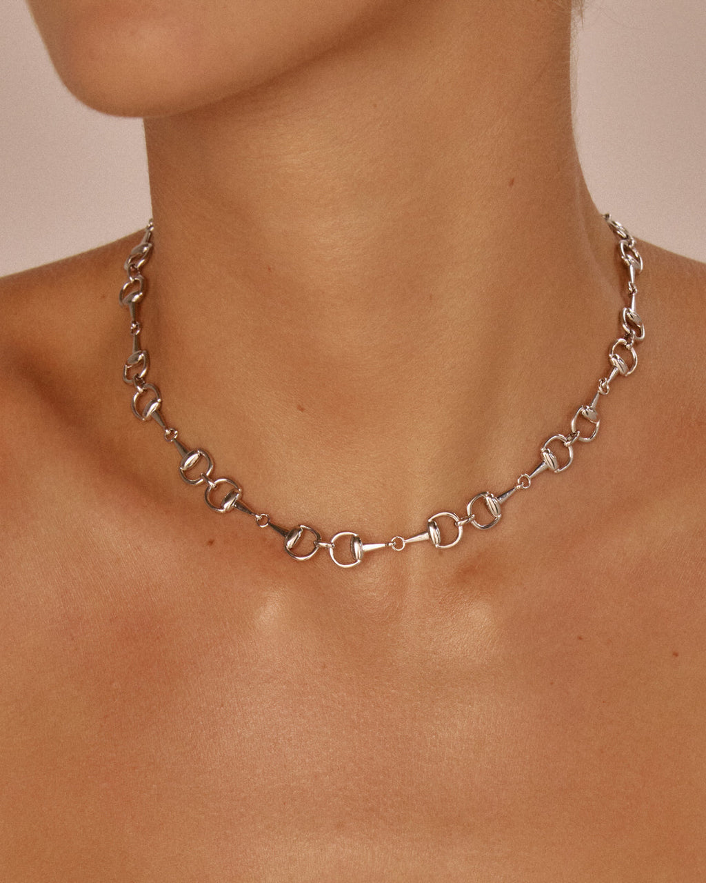 Horsebit Necklace — alternate angle