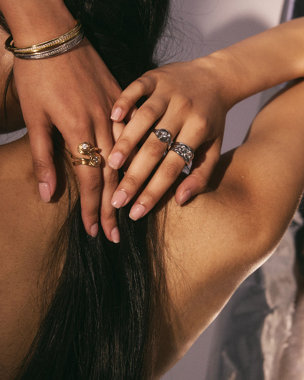 Wave Ring Set — alternate view 2