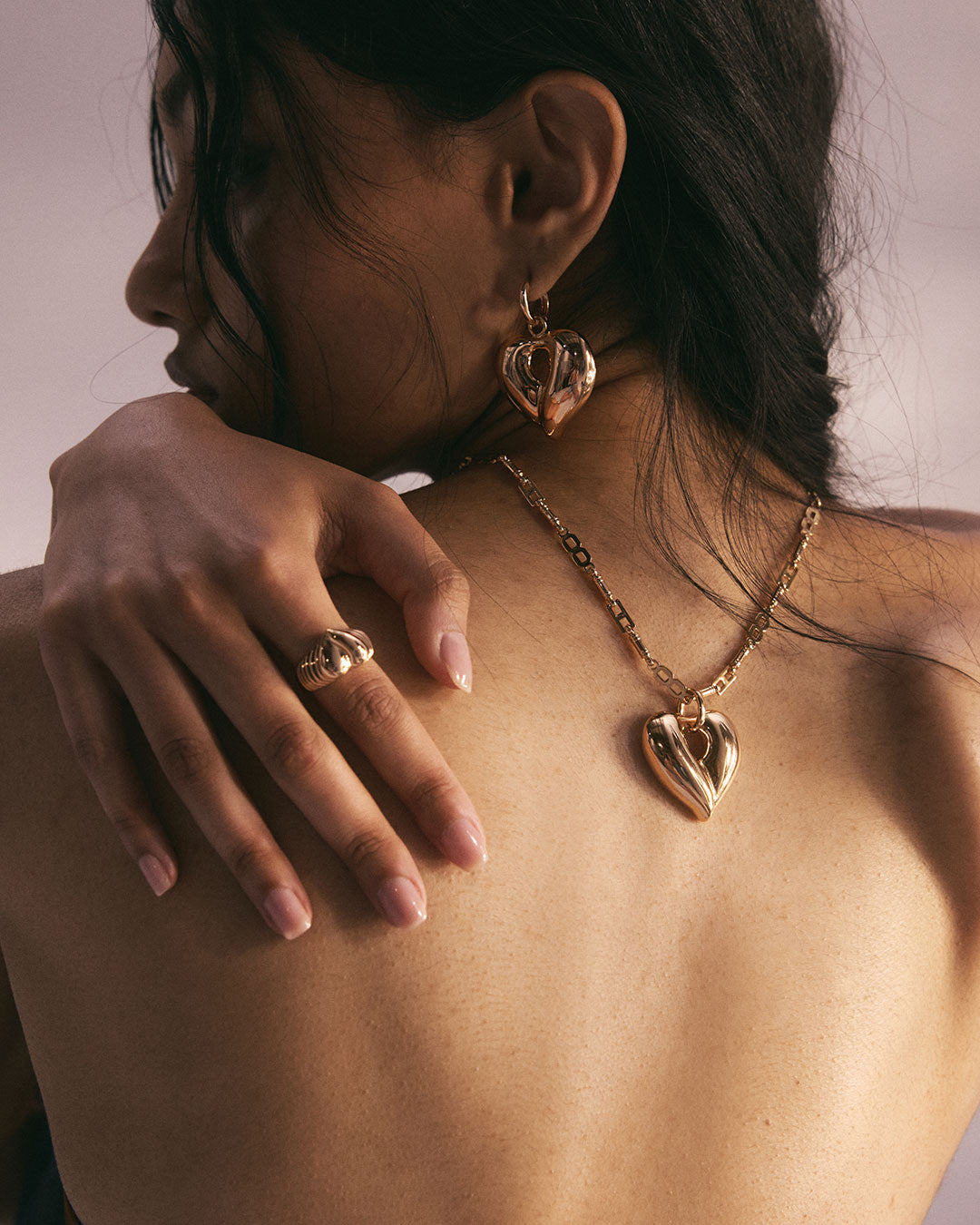 Corazon Statement Necklace — alternate view 2