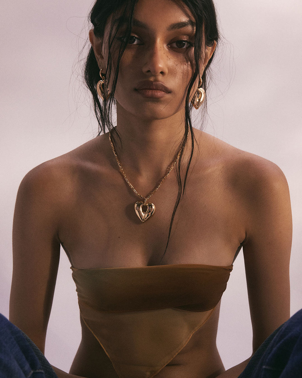 Corazon Statement Necklace — detail view 2