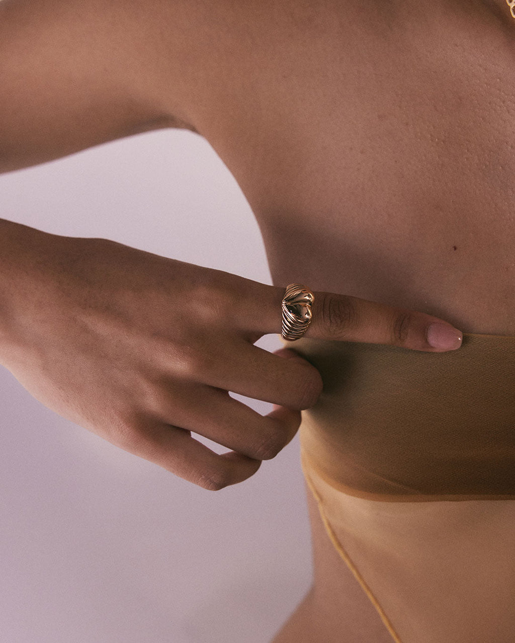 Corazon Signet Ring — another angle