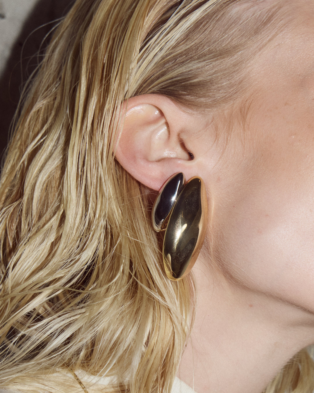 Chrome Orb Studs — another angle