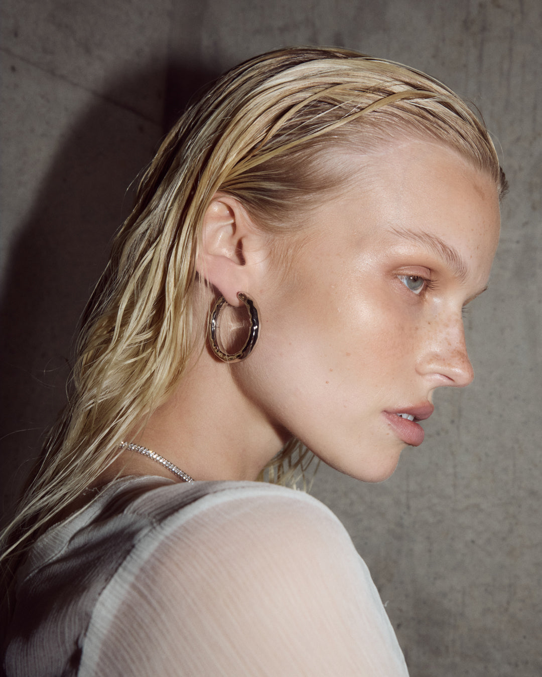 Liquid Metal Hoops Set — alternate view 2