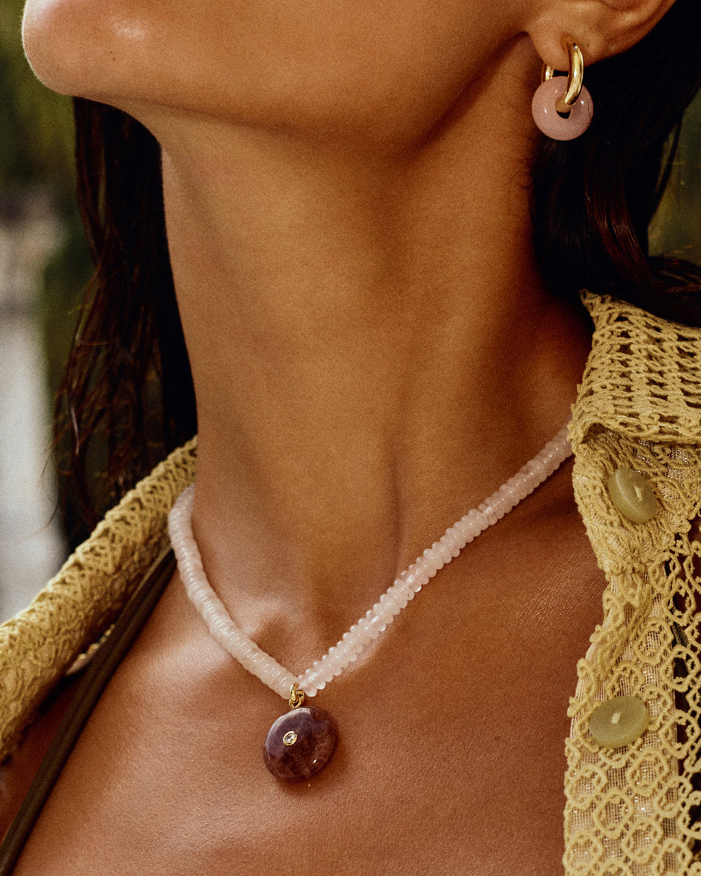 Côte d'Azur Pendant Necklace - Silver — alternate view