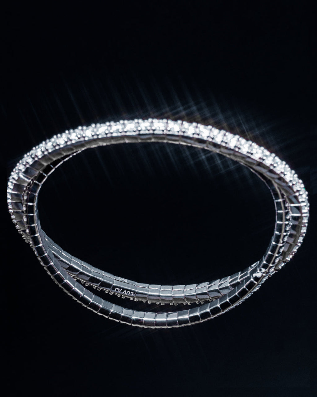 24/7 Flex Tennis Bracelet — another angle