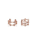 Pavé Hex Ear Cuff - Rose Gold - Earrings
