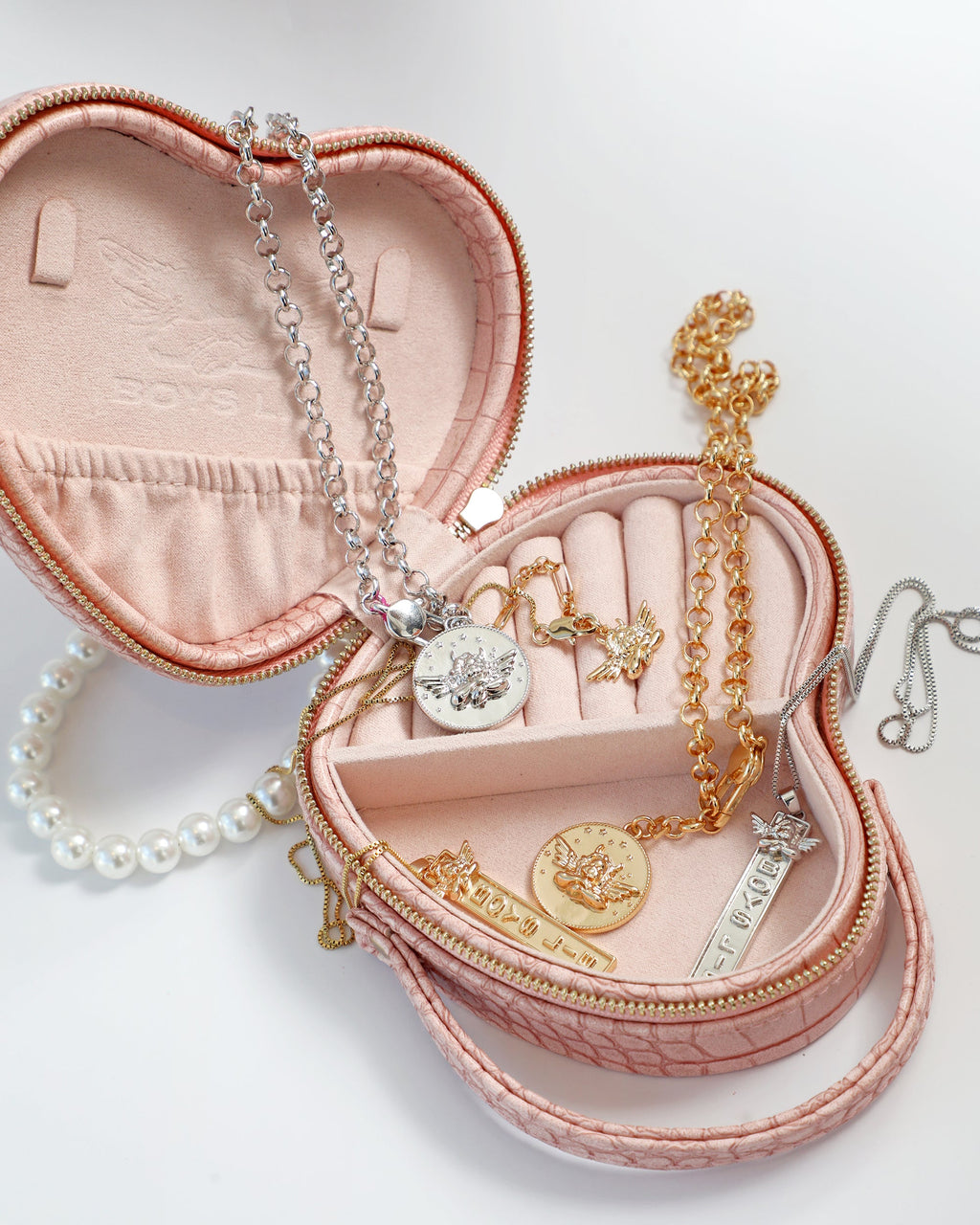 Boys Lie Heart Jewelry Case — alternate view 2