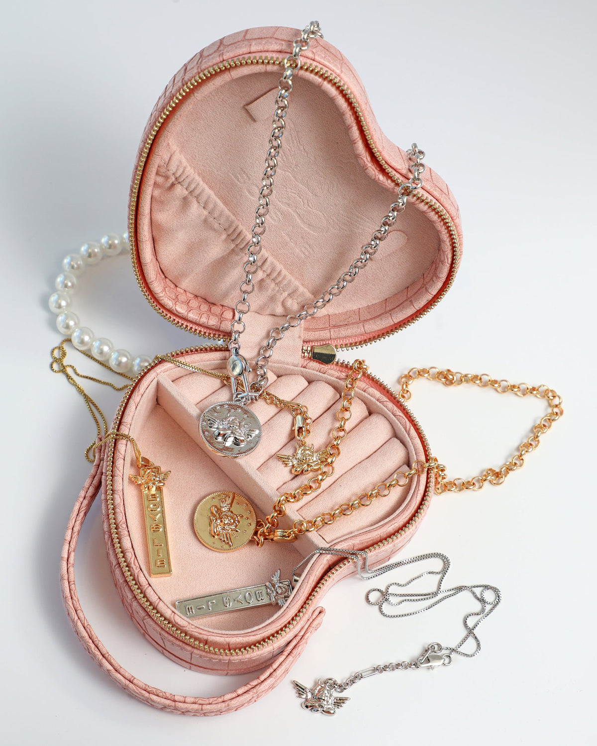 Boys Lie Heart Jewelry Case — alternate angle