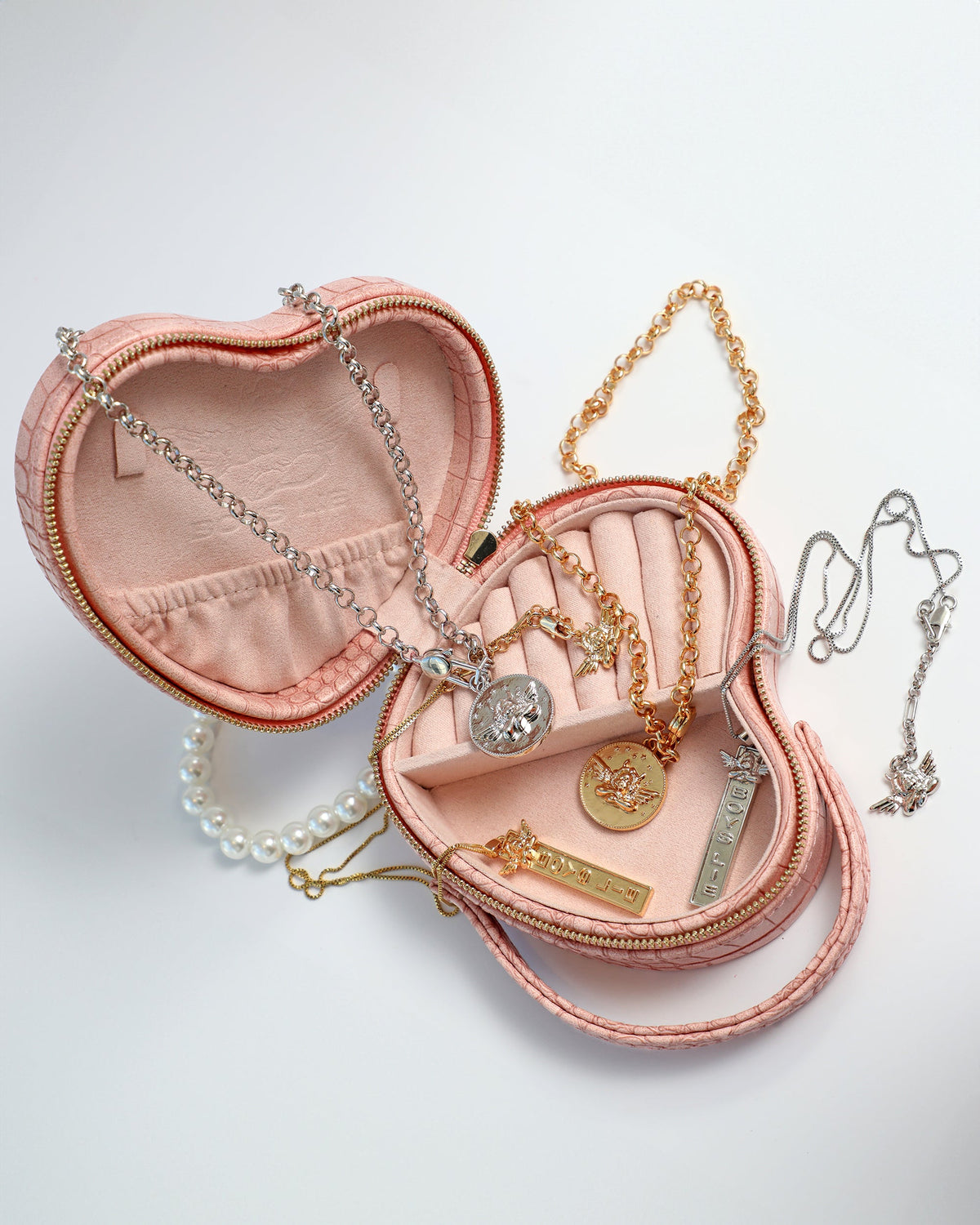 Boys Lie Heart Jewelry Case — another angle 2