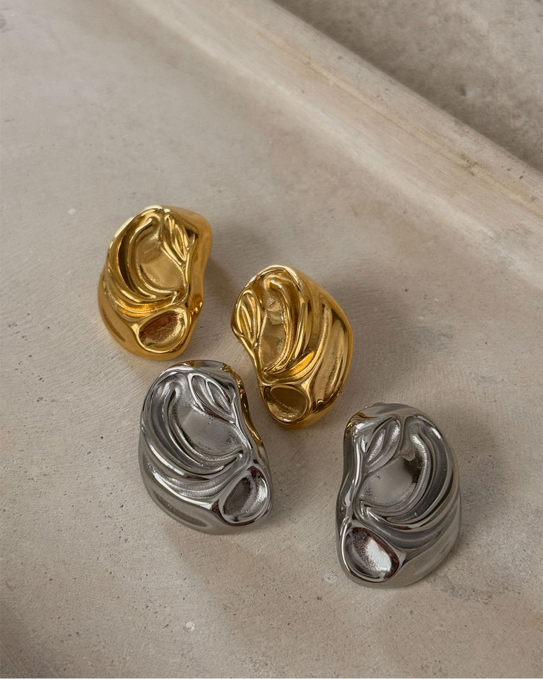 Miatta Earrings — another angle