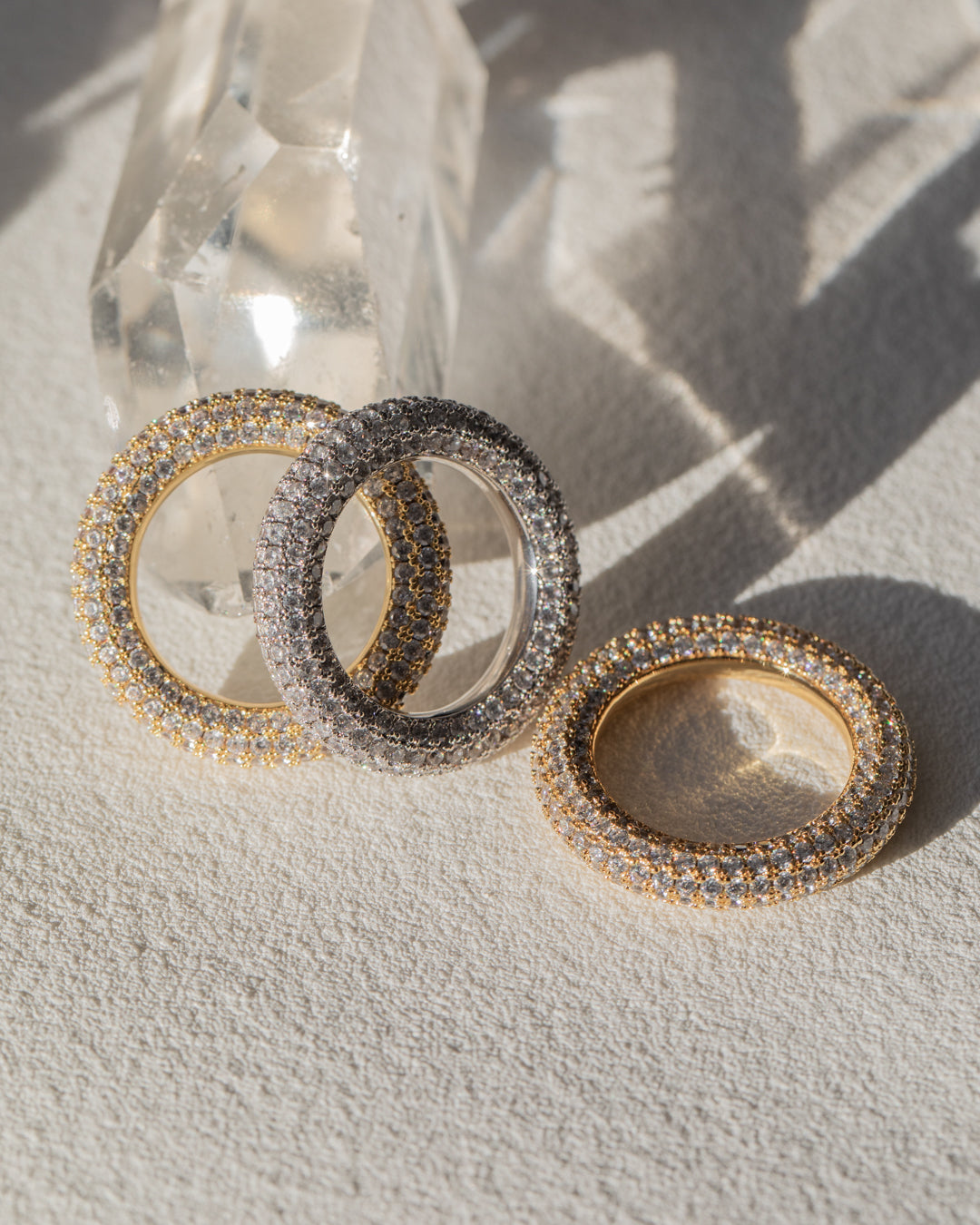 Pavé Amalfi Ring - Silver — alternate angle