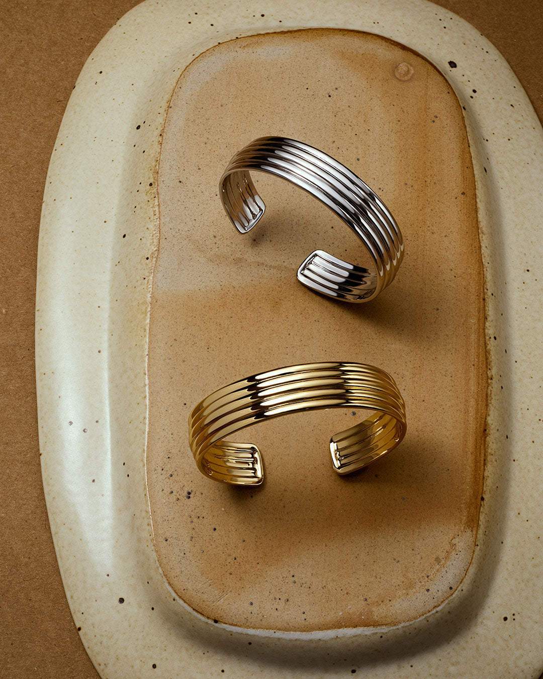 Ridged Positano Cuff - Rings — alternate angle