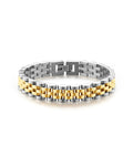 Two-Tone Light Flex Bracelet in Gold