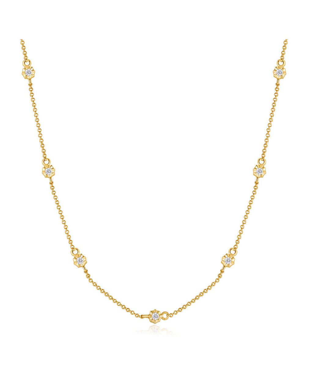 Just A Little Bling Necklace in Gold
