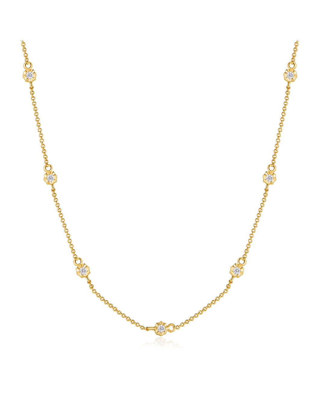 Just A Little Bling Necklace in Gold