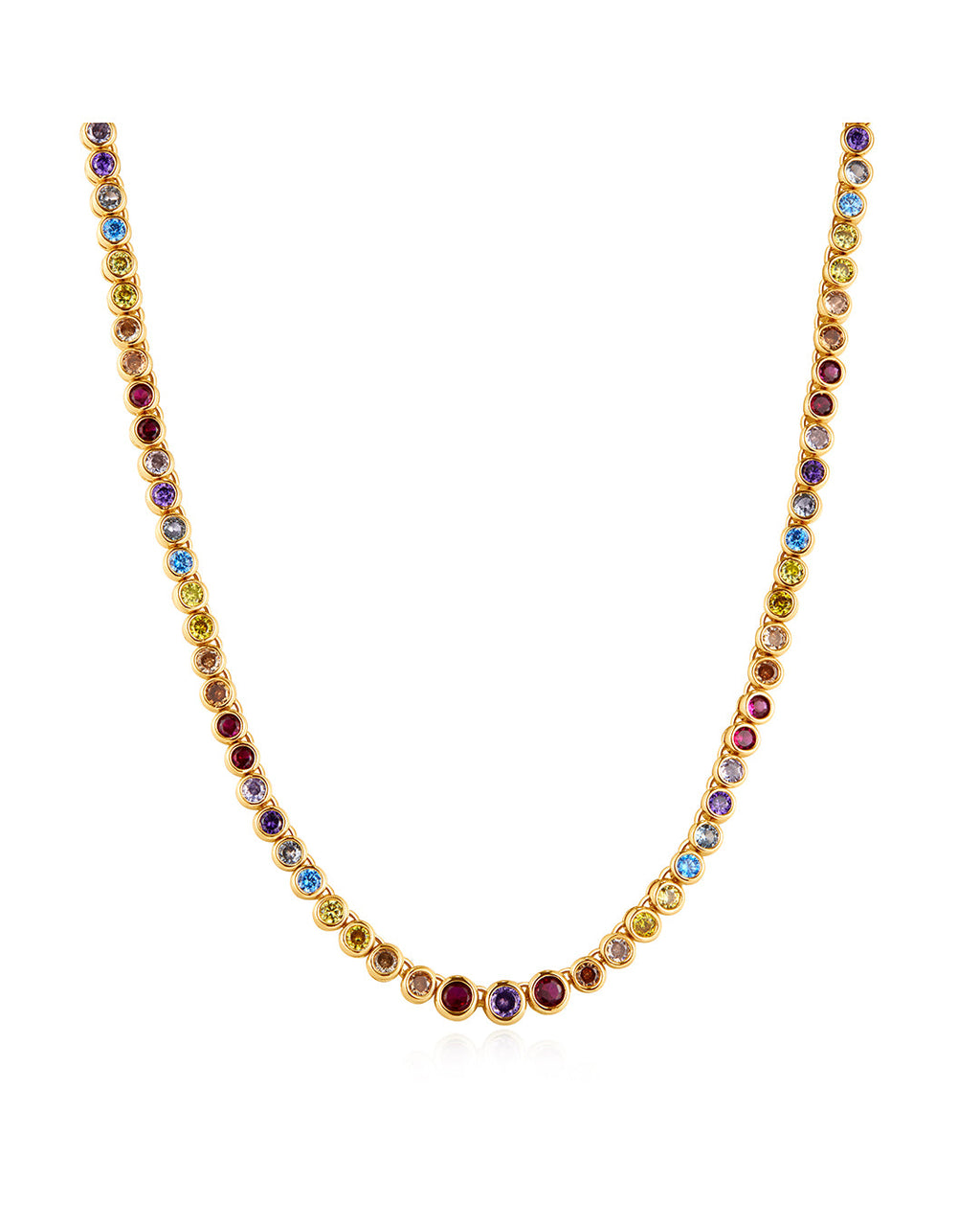 What Dreams Are Made Of Tennis Necklace in Gold