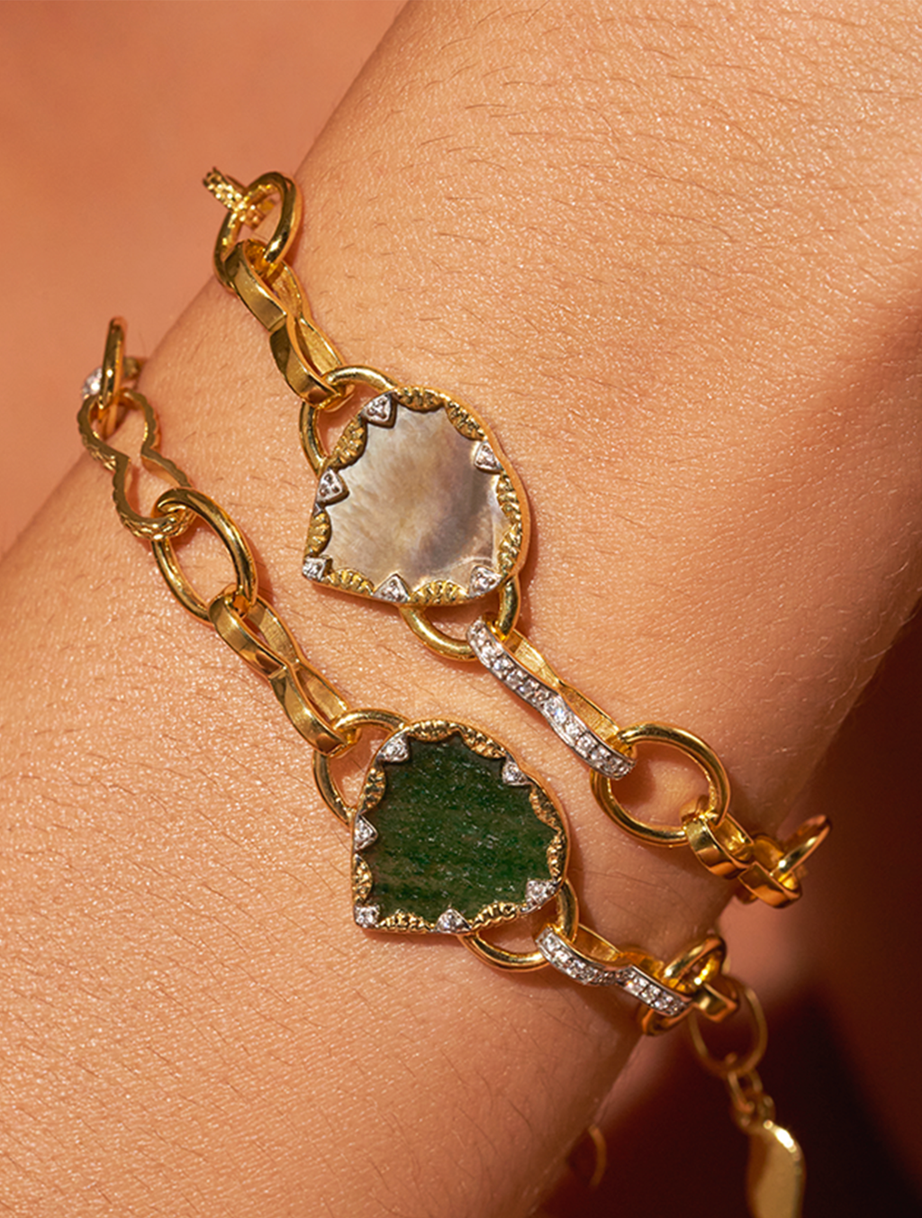 Lima Bracelet - Aventurine - alternate view