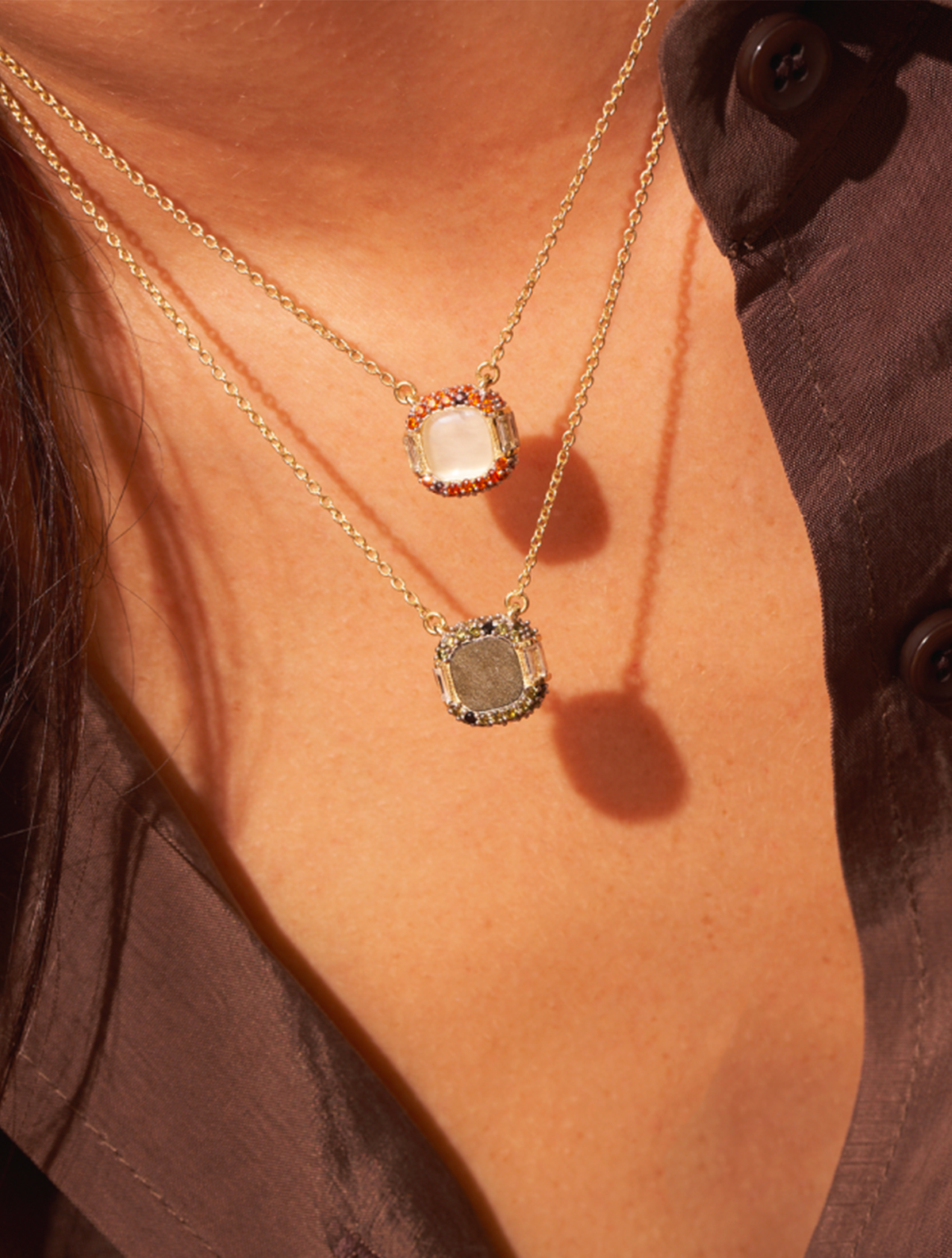 Idylle Necklace - Mother-of-pearl - alternate view