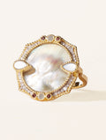 Janih Ring - Mother-of-pearl - front view