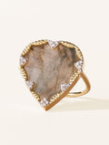Lima Ring - Labradorite - front view