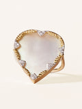 Lima Ring - Mother-of-pearl - front view