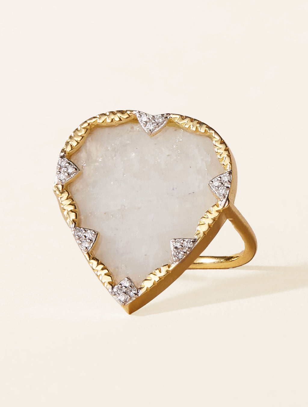 Lima Ring - Stone of Moon - front view